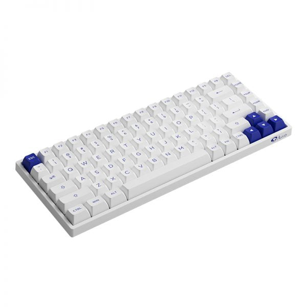 Akko Blue On White 3084B Plus Multi-Mode RGB Mechanical Keyboard