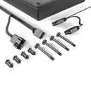 ID-Cooling AS-120-K ARGB Trio FX 120mm 4Pin PWM/3Pin 5V ARGB Silent Daisy Chain CPU Fan (Black)