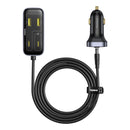 Baseus BackseatPal L1 In-Vehicle Car Charger 3U+3C 110W (Cosmic Black) (C00081100121-00)