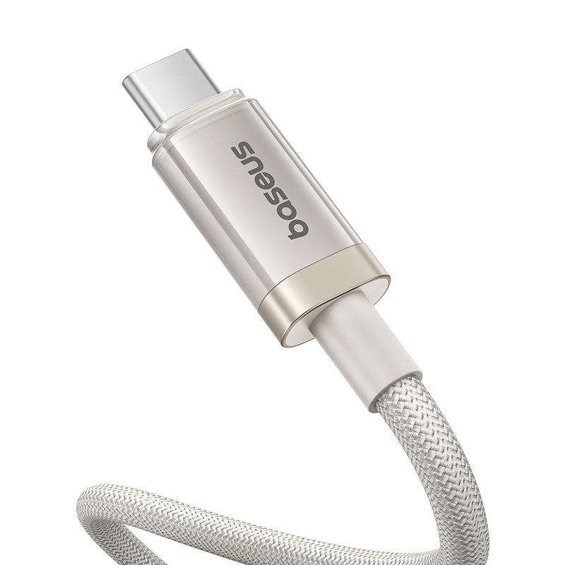 Baseus Titanium Alloy Fast Charging Cable USB-C to USB-C 100W 1m (Galaxy Titanium Gold)