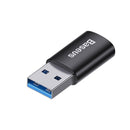 Baseus Ingenuity Series Mini OTG Adapter USB3.1 to Type-C (Black) (ZJJQ000101)