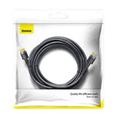 Baseus Cafule 4K HDMI Male To 4K HDMI Male Adapter Cable (1m, 2m, 3m, 5m) (Black) (CADKLF-E01, CADKLF-F01, CADKLF-G01, CADKLF-H01)