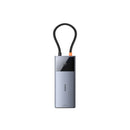 Baseus Metal Gleam Series II 6-Port Hub USB-C to HDMI 4K@60Hz + USB-C + 2xUSB-A + RJ45 + PD