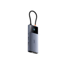 Baseus Metal Gleam Series II 6-Port Hub USB-C to HDMI 4K@60Hz + USB-C + 2xUSB-A + RJ45 + PD
