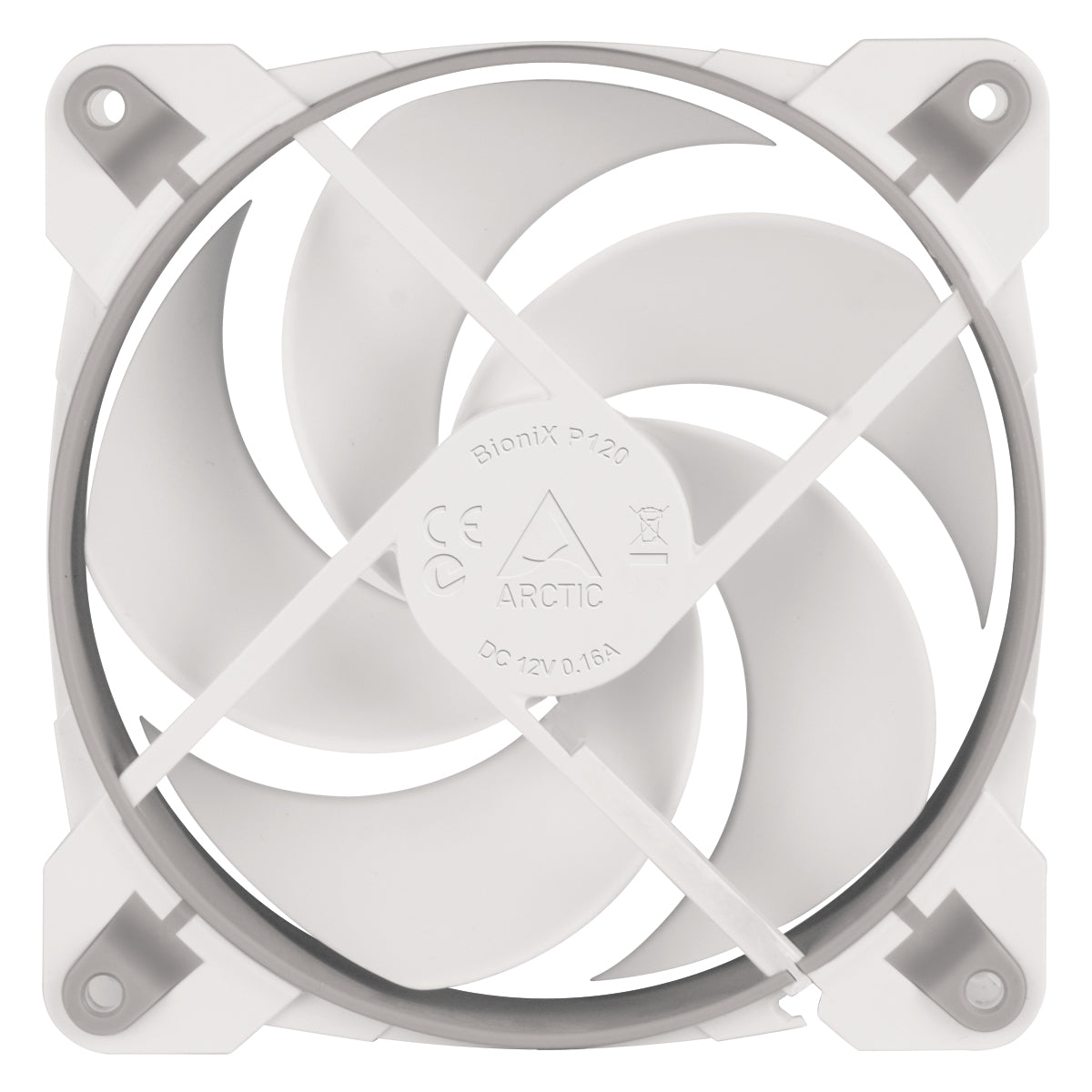 Arctic BioniX P120 120mm PWM Fan with Cable Splitter (Grey/White)