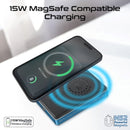 Promate Blade-10 Ultra-Compact Aluminum Crafted MagSafe Compatible Wireless Charging PowerBank