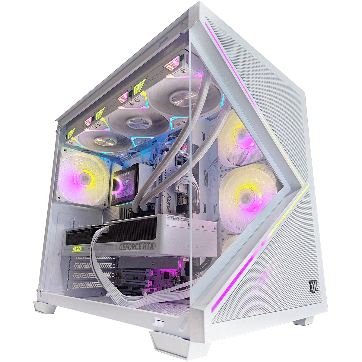 Optima Qubex White Desktop Gaming PC | DataBlitz