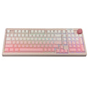 E-Yooso Z-101 RGB 101 Keys Tri-Mode Hot-Swappable Mechanical Keyboard Gradient Pink