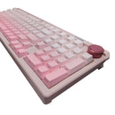 E-Yooso Z-101 RGB 101 Keys Tri-Mode Hot-Swappable Mechanical Keyboard Gradient Pink