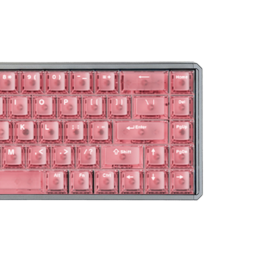 Akko MOD68 HE Aluminum Case Wired ARGB Magnetic Keyboard (Gradient Hybrid Pink Transparent)