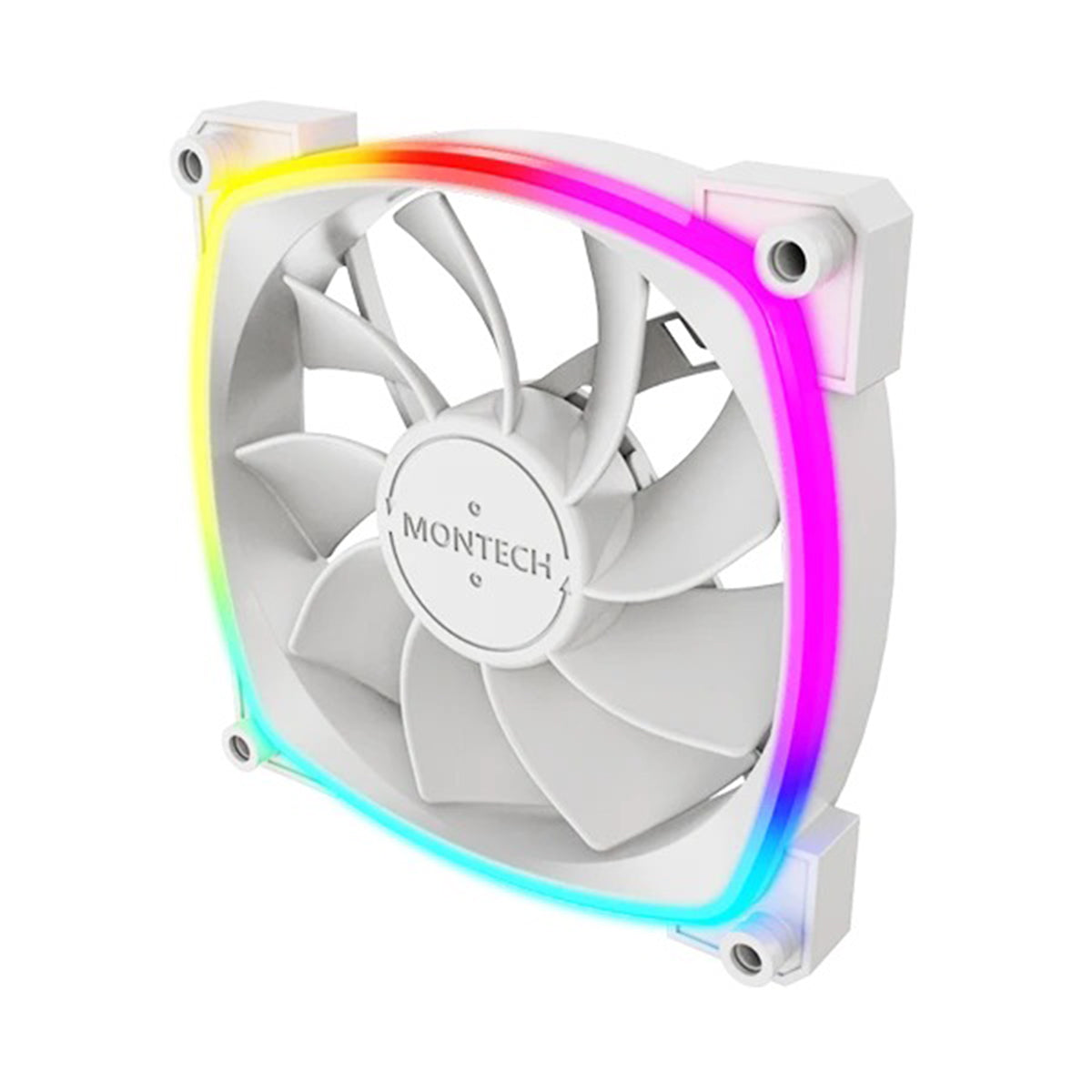 Montech RX120 PWM 120mm ARGB Reverse Single Fan Kit (Black, White)