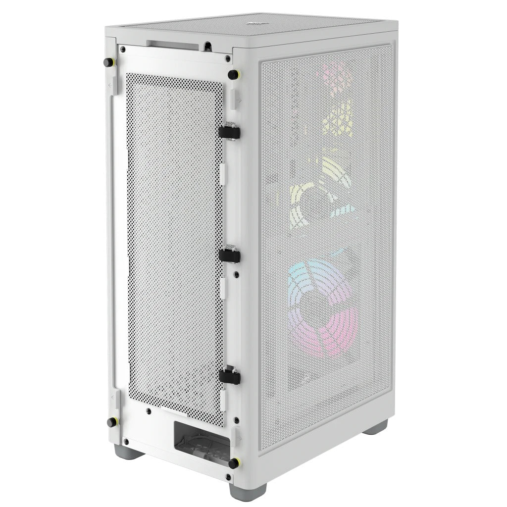Corsair iCue 2000D RGB Airflow Mini-ITX PC Case (White)