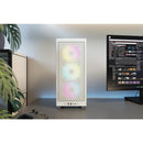 Corsair iCue 2000D RGB Airflow Mini-ITX PC Case (White)
