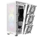 Corsair iCue 2000D RGB Airflow Mini-ITX PC Case (White)