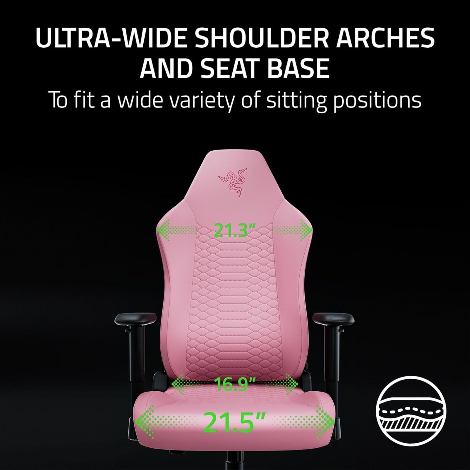Razer Iskur V2 X NewGen Ergonomic Gaming Chair with Breathable Comfort