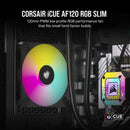 Corsair iCUE AF120 RGB Slim 120MM PWM Fluid Dynamic Bearing Fan