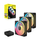 Corsair iCue Link LX120-R RGB 120mm PWM Reverse Triple Fan Kit