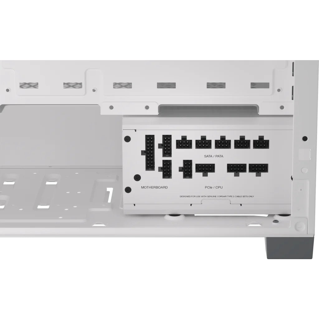 Corsair RMX RM1000X Shift 1000W ATX 80 Plus Gold Fully-Modular ATX Power Supply (White)