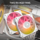 Corsair iCue Link Titan 240 RX LCD Liquid CPU Cooler (White) (CW-9061025-WW)