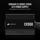 Corsair CX Series CX550 550W 80+ Bronze ATX Power Supply