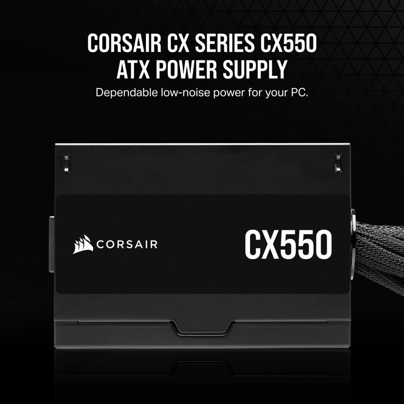 Corsair CX Series CX550 550W 80+ Bronze ATX Power Supply
