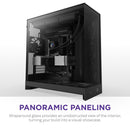 NZXT H9 Flow Large Dual-Chamber Mid-Tower ATX Airflow Case