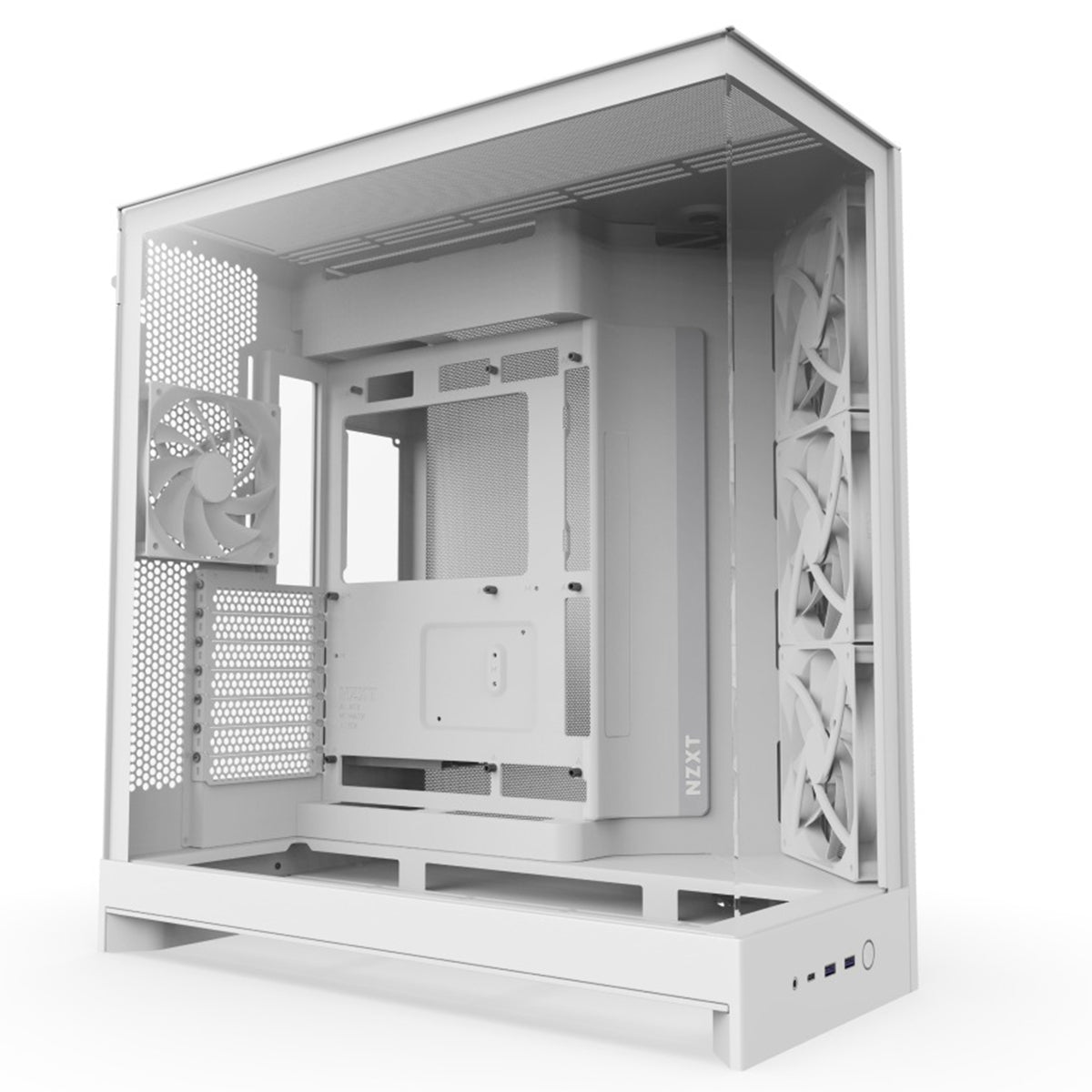 NZXT H9 Flow Large Dual-Chamber Mid-Tower ATX Airflow Case