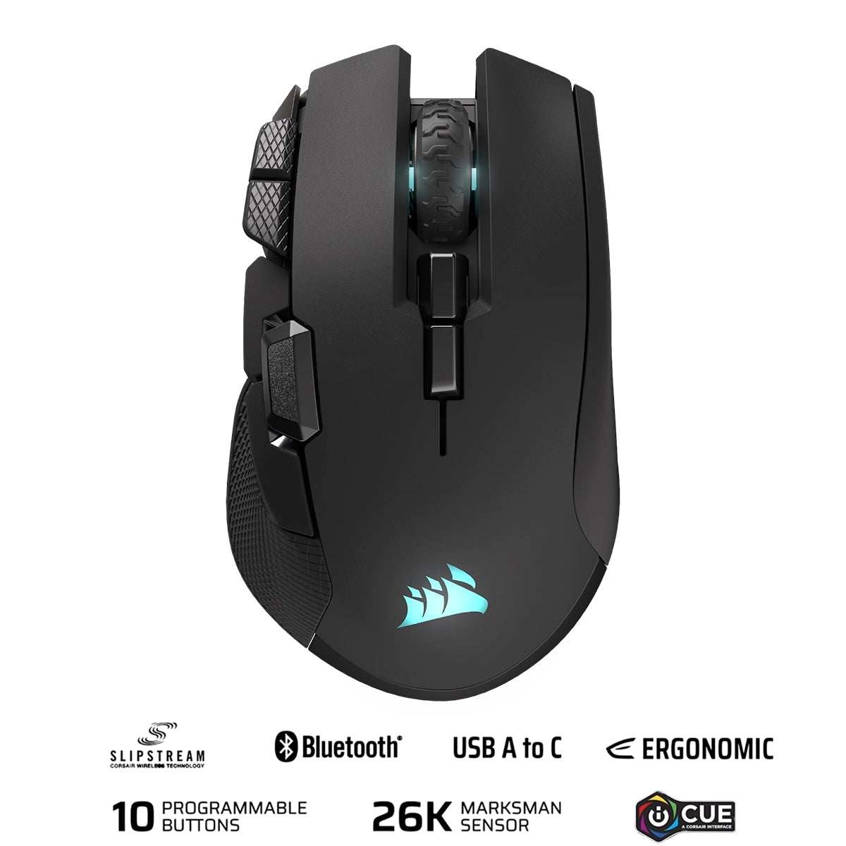 Corsair IRONCLAW Wireless SE Gaming Mouse (Black) (CH-9317110-WW)
