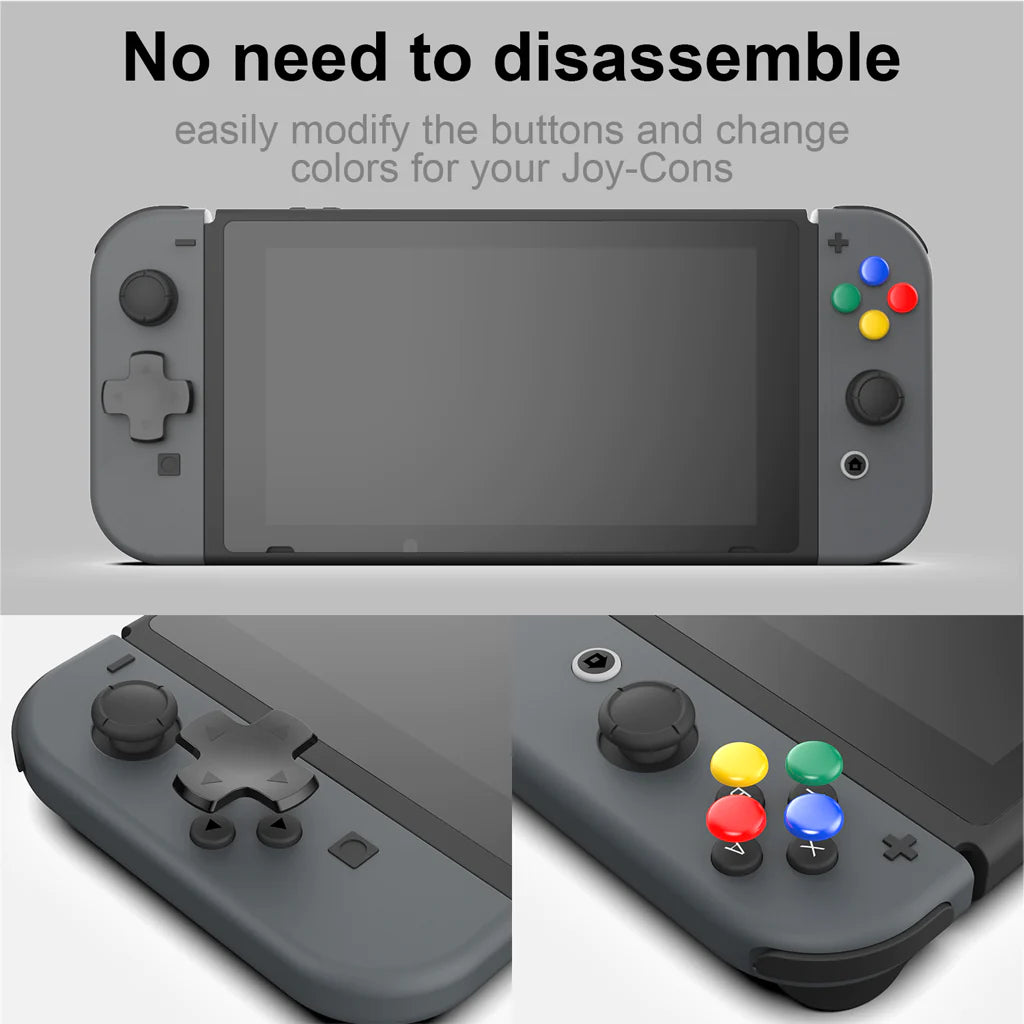 NSW Skull & Co. D-Pad Button For Joy-Con (White/Green) (NSDP/TOK)
