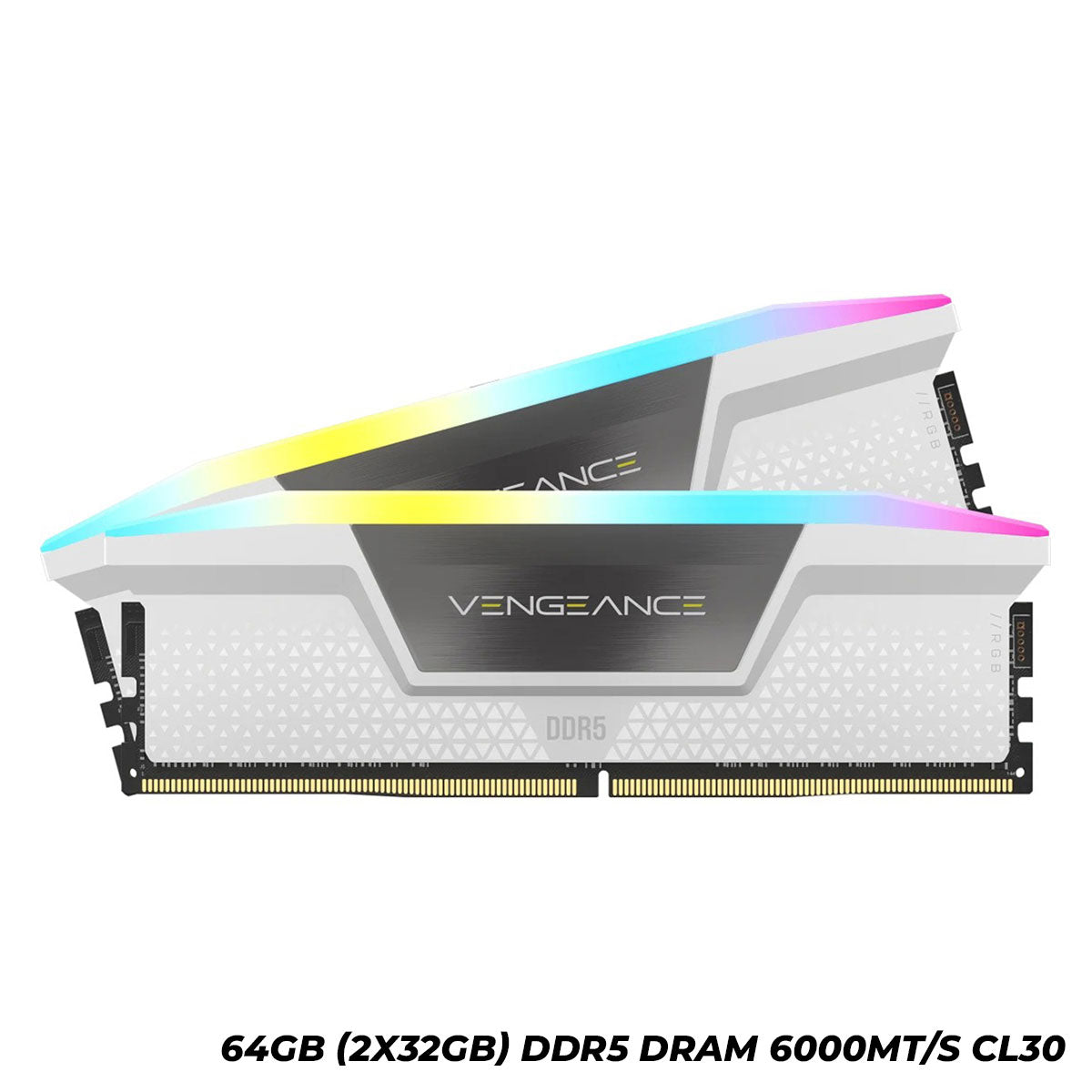 Corsair Vengeance RGB 64GB (2x32GB) DDR5 DRAM 6000MT/s CL30 AMD