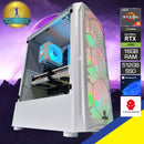Alpha Aurora White Desktop Gaming PC | DataBlitz