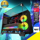 Sophos TH285 Black Desktop Gaming PC | AMD Ryzen 7 7700 | 32GB RAM | 1TB SSD with WiFi + Bluetooth | RX 9070 XT OC | Windows 11 Pro