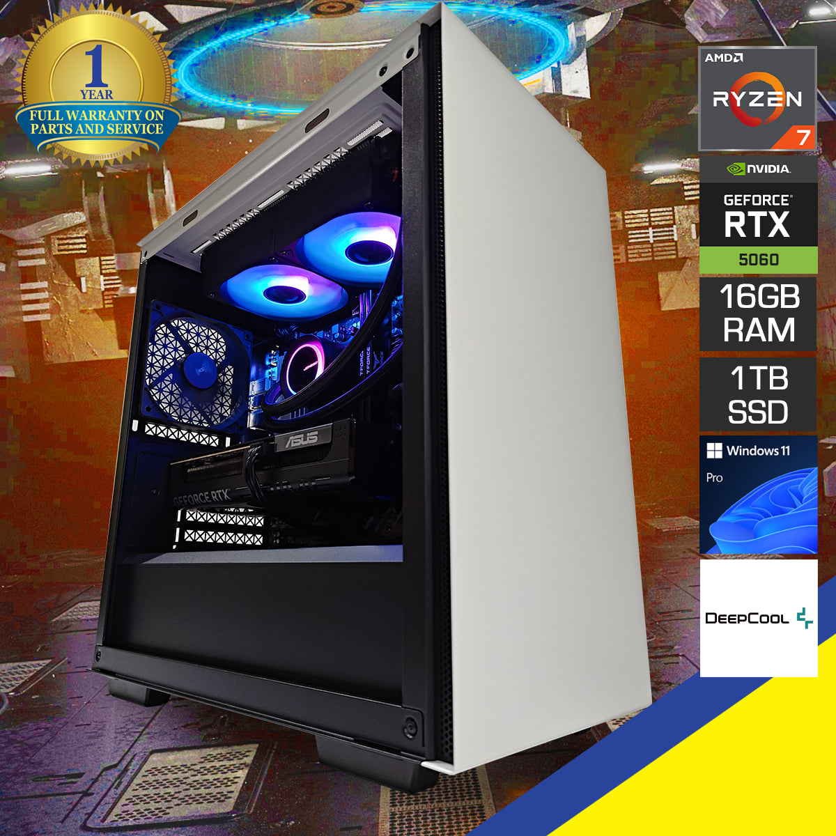 Aurora Macube White Desktop Gaming PC | DataBlitz