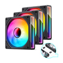 Jonsbo ZK-120B ARGB 3-in-1 Magic Fan (Black)