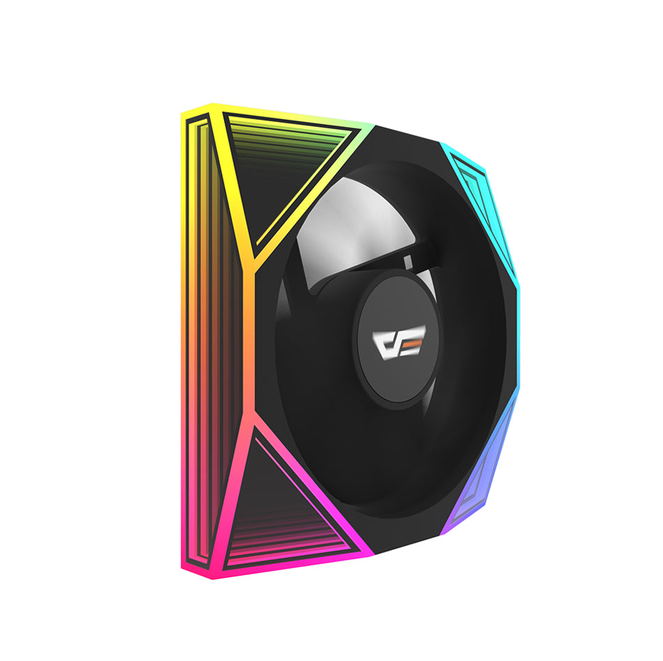 DarkFlash DM18R 1-Pack Reverse Blade ARGB Cooling Fan