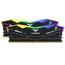 TeamGroup T-Force Delta RGB DDR5 32GB (2x16GB) 6000MHz CL38-46-46-84 1.35V Gaming Desktop Memory