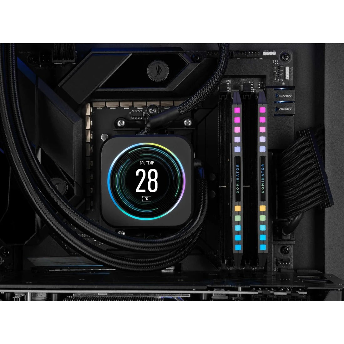 Corsair Dominator Platinum RGB 32GB (2x16GB) DDR5 DRAM 6000MT/s CL30 AMD EXPO & Intel XMP Memory Kit