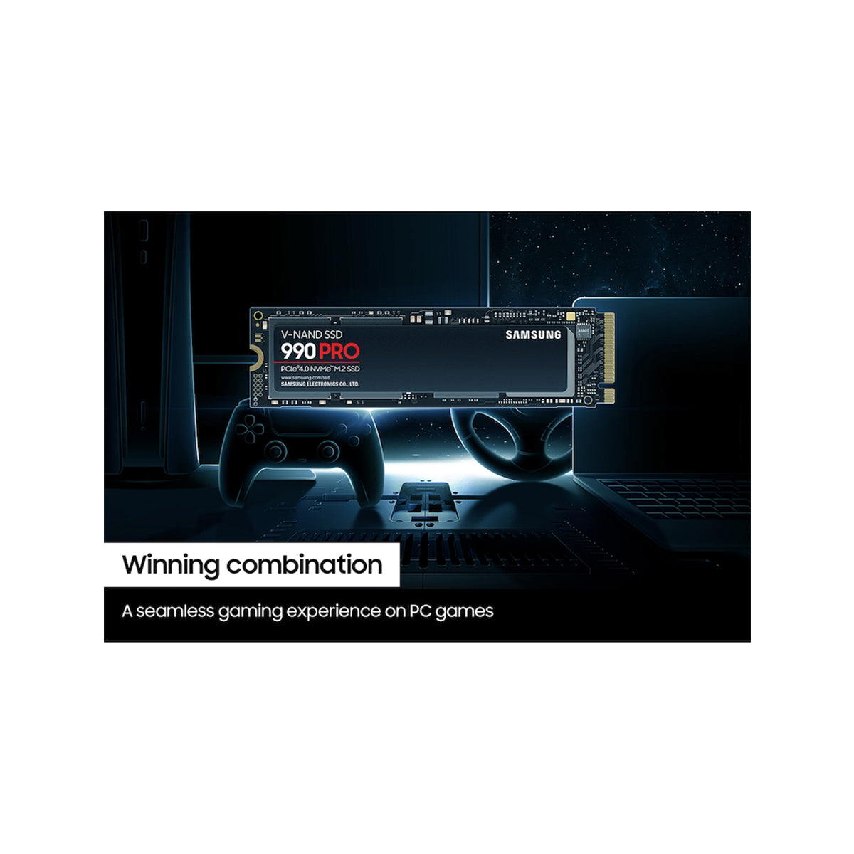 Samsung 990 Pro 2TB PCIE 4.0 NVME M.2 SSD (MZ-V9P2T0BW)