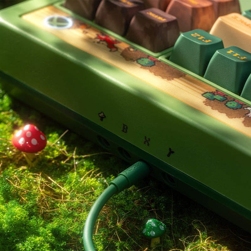 8Bitdo Retro 87 Mechanical Keyboard (Forest) (85HD)