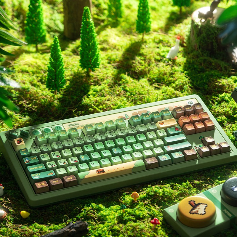 8Bitdo Retro 87 Mechanical Keyboard (Forest) (85HD)