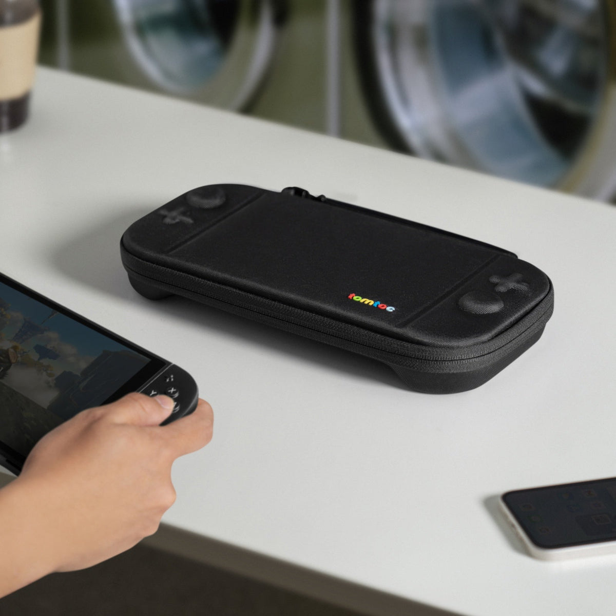 Tomtoc FancyCase G05 Slim Case for Nintendo Switch 2 (Black, Gray)