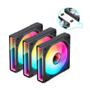Jonsbo ZK-120BR ARGB 3-in-1 Magic Fan (Black)