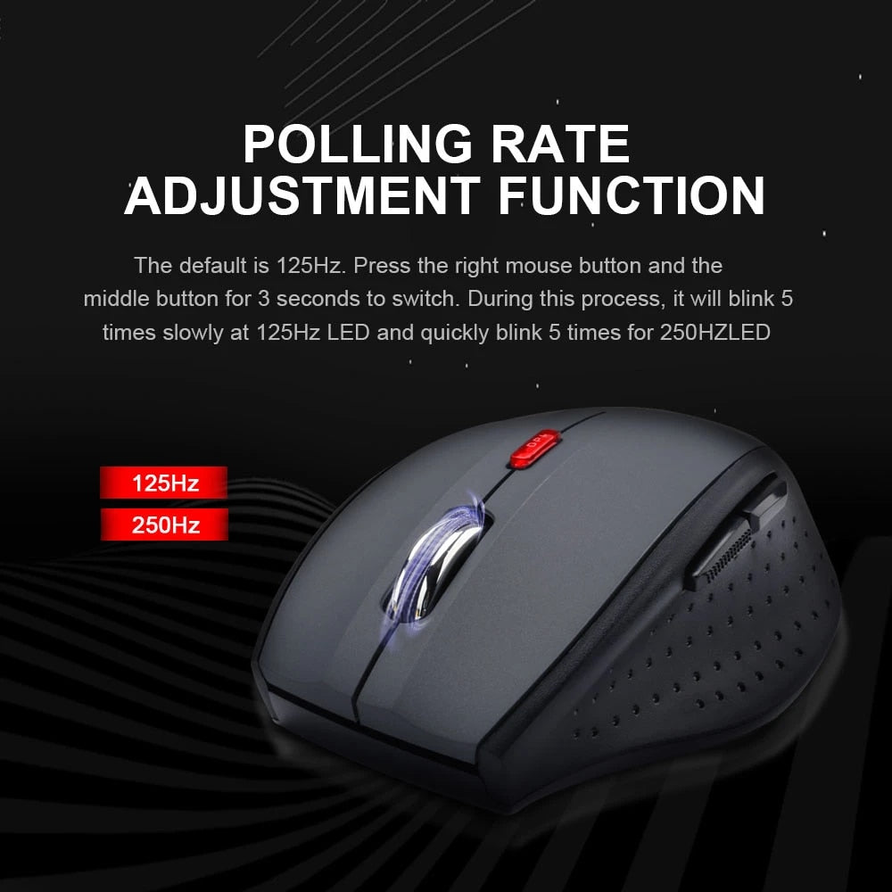 E-Yooso E-1010 Wireless Mouse (Grey)
