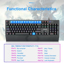 E-Yooso K-662 Rainbow Light 104-Keys Wired Mechanical Keyboard Black