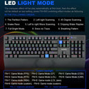 E-Yooso K-662 Rainbow Light 104-Keys Wired Mechanical Keyboard Black