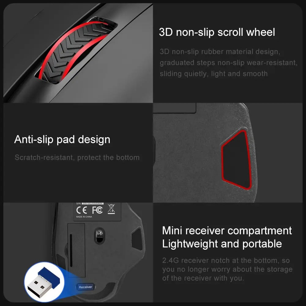 E-Yooso X-26 Wireless Mouse (Black)