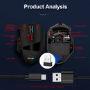 E-YOOSO X-33 RGB Wireless Gaming Mouse (Black)