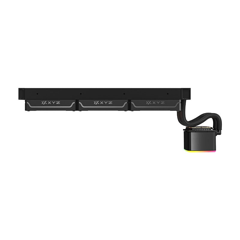 XYZ AquaPulse AIO 360 ARGB Liquid Cooler with Temperature Display