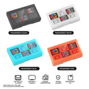 Dobe Game Card Case 24 Slots for Nintendo Switch / Nintendo Switch 2 (Transparent Black, Transparent White, Transparent Blue, Transparent Red) TNS-3198