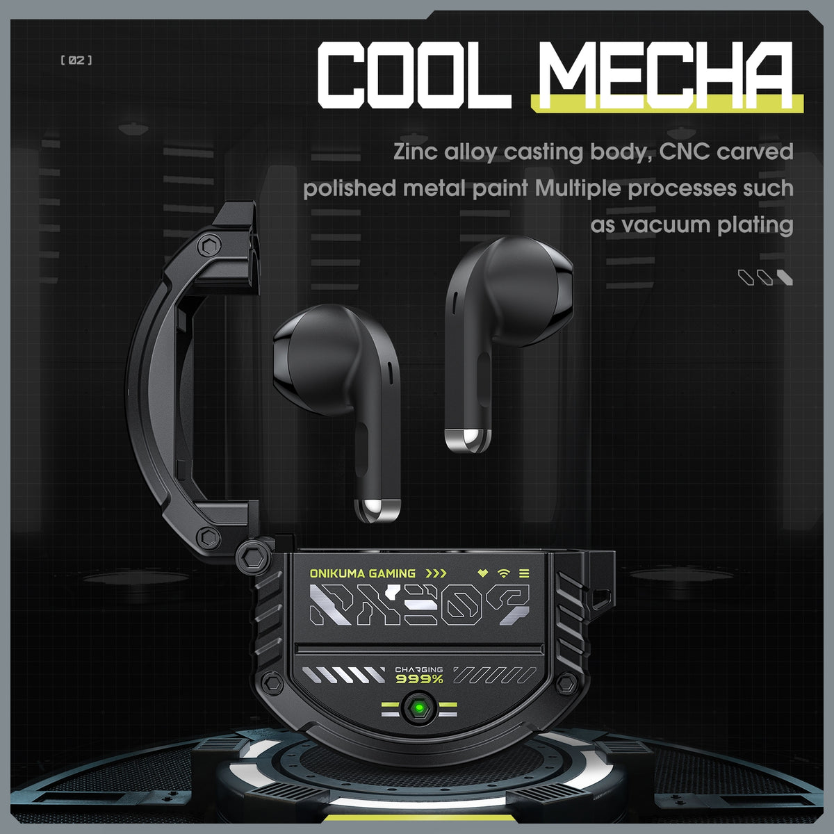 Onikuma T309 Wireless Earphones (Black)